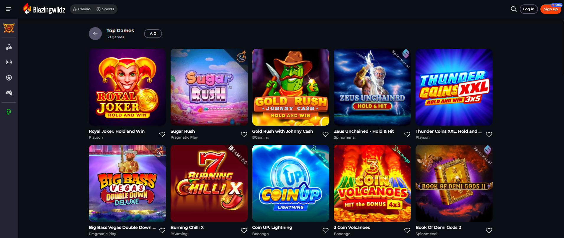 Blazingwildz Casino