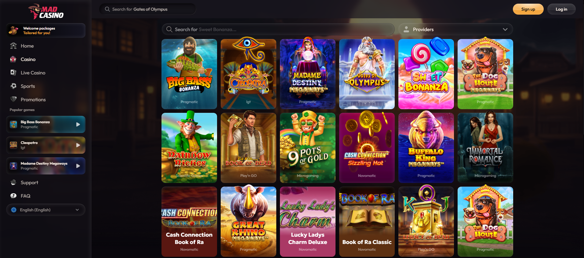 Mad casino