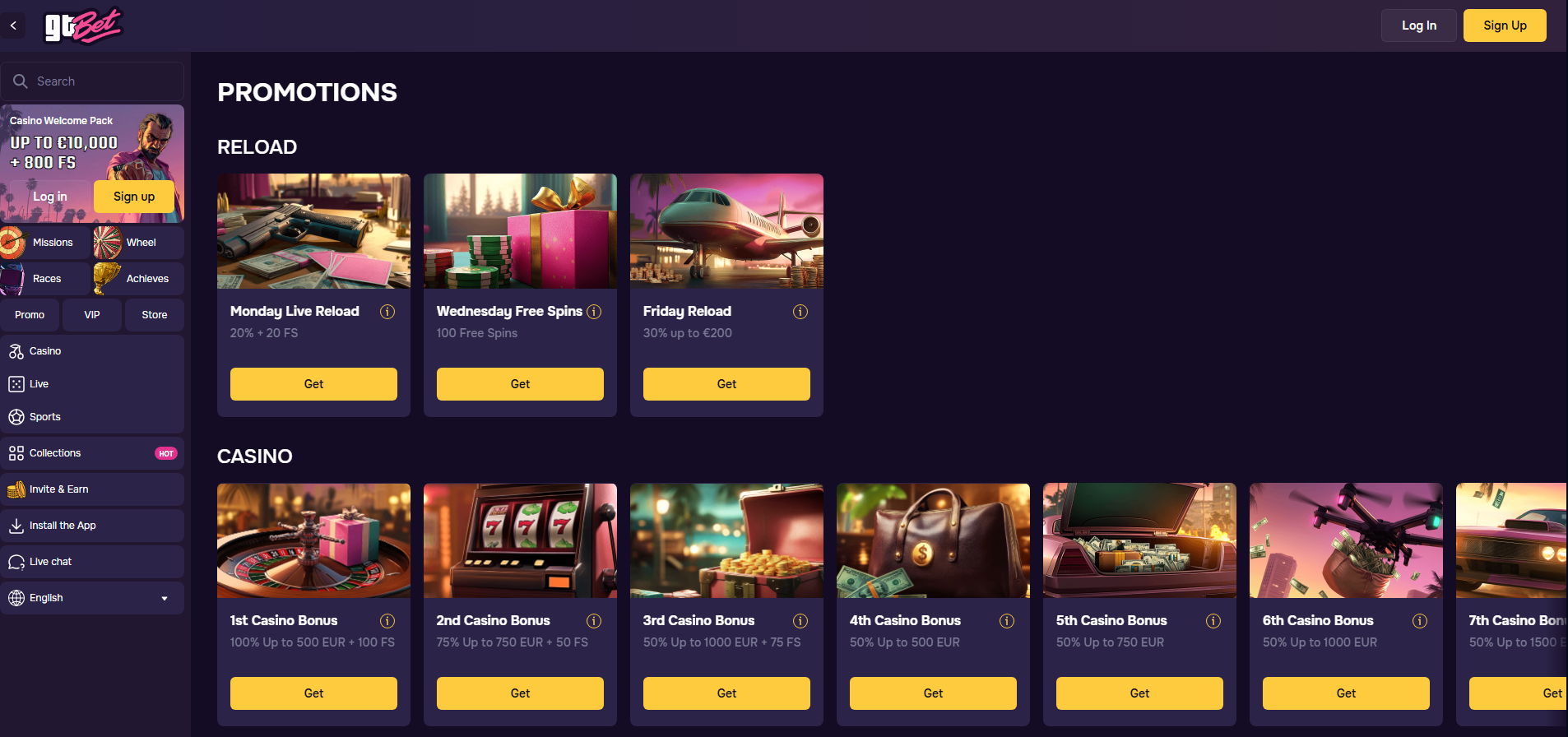 gtbet bonus