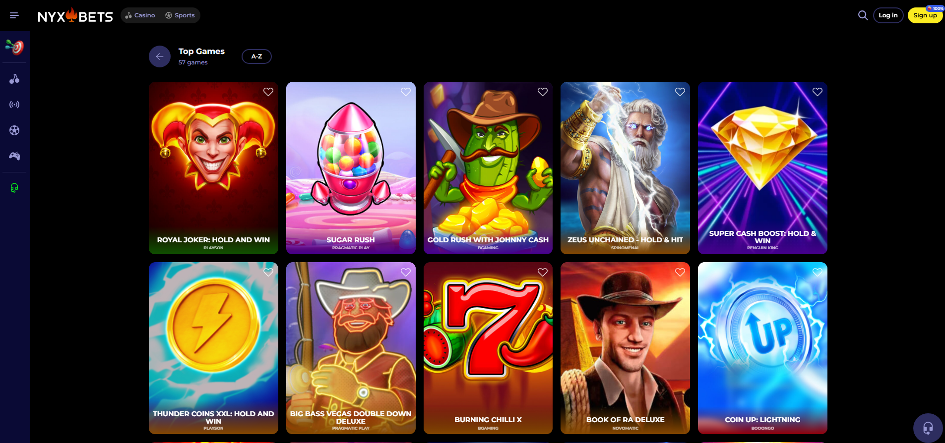 nyxbets casino
